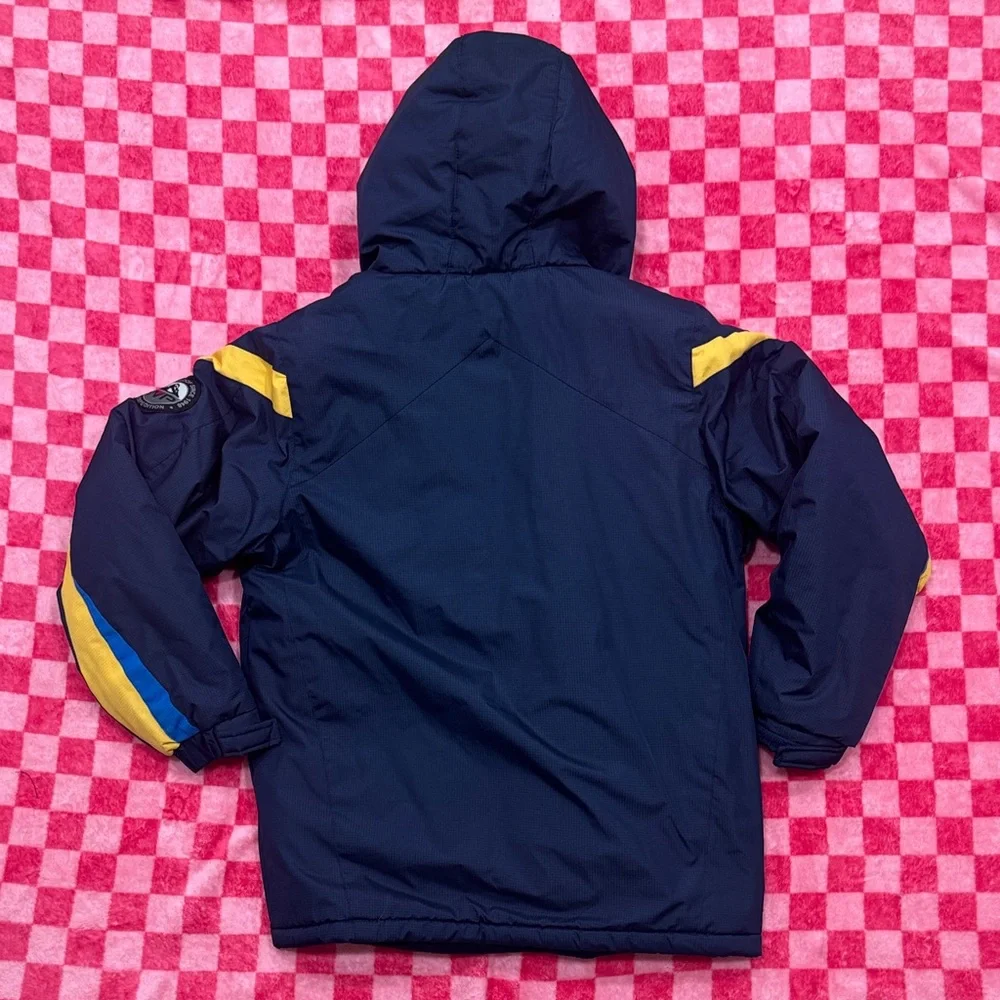 Vintage Weatherproof Expedition Kids Jacket in Navy, Yellow, and Blue - Picture 7 of 8